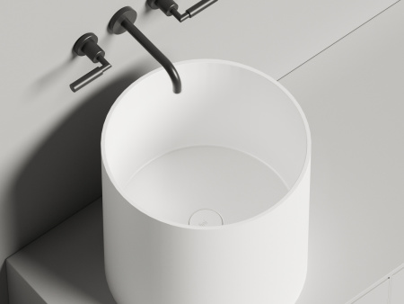 Раковина из искусственного камня S-Stone Salini ARMONIA 130118MF 50х50 накладная цвет мультиколор